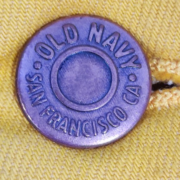 Old Navy Rockstar Mr Rock Summer Squash super skinny yellow Woman's size 0 - Picture 8 of 9